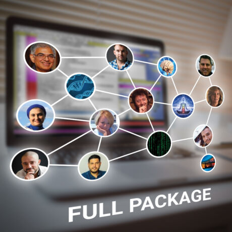 Full Package: 10  video recording and presentations and access to all event via zoom